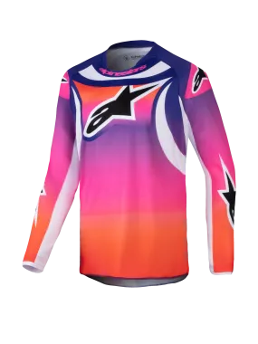 2025 Alpinestars Youth Racer Wurx Jersey Multicolor White