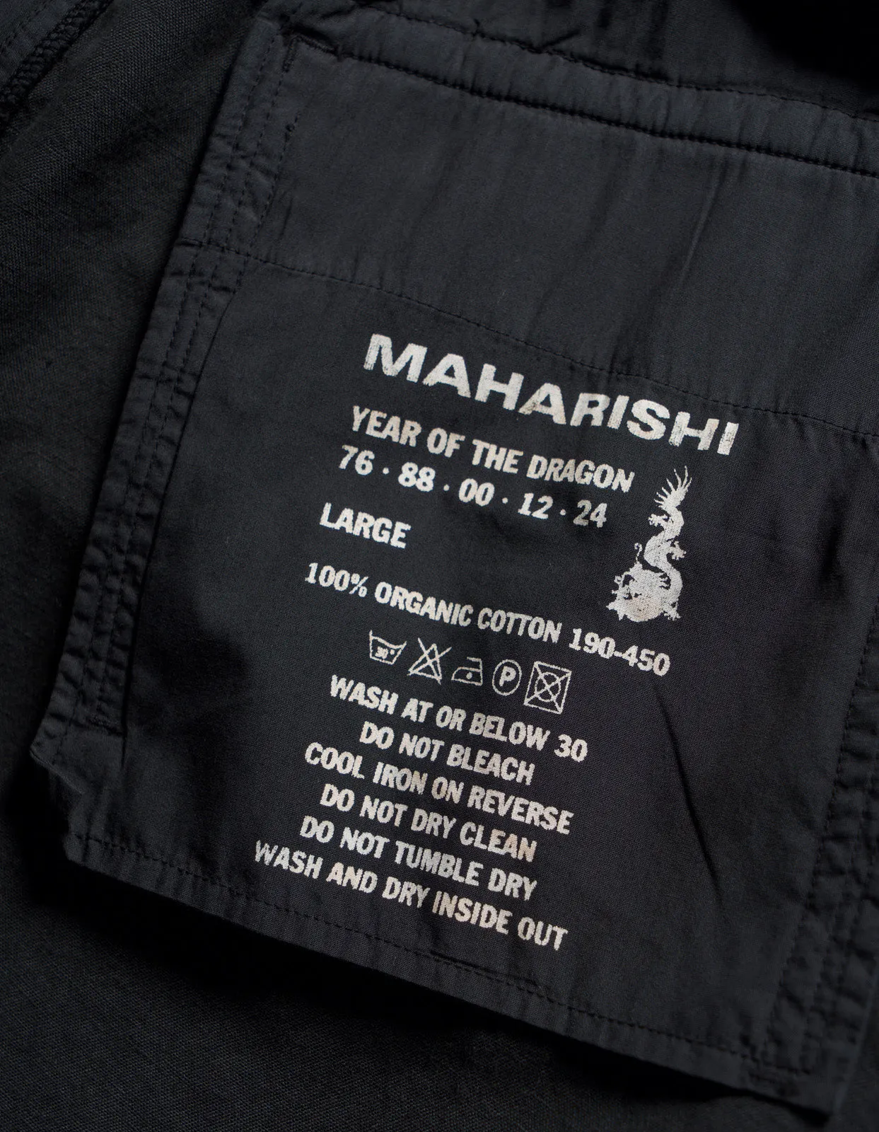 5240 Thar Desert Hemp Track Pants Black