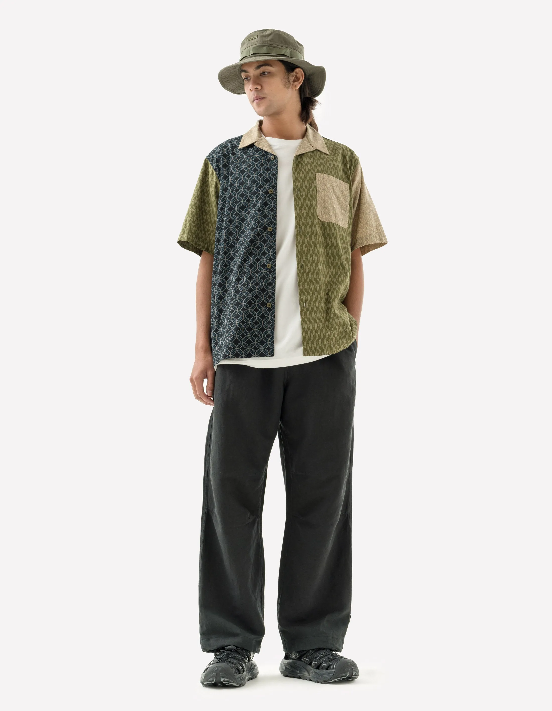 5240 Thar Desert Hemp Track Pants Black