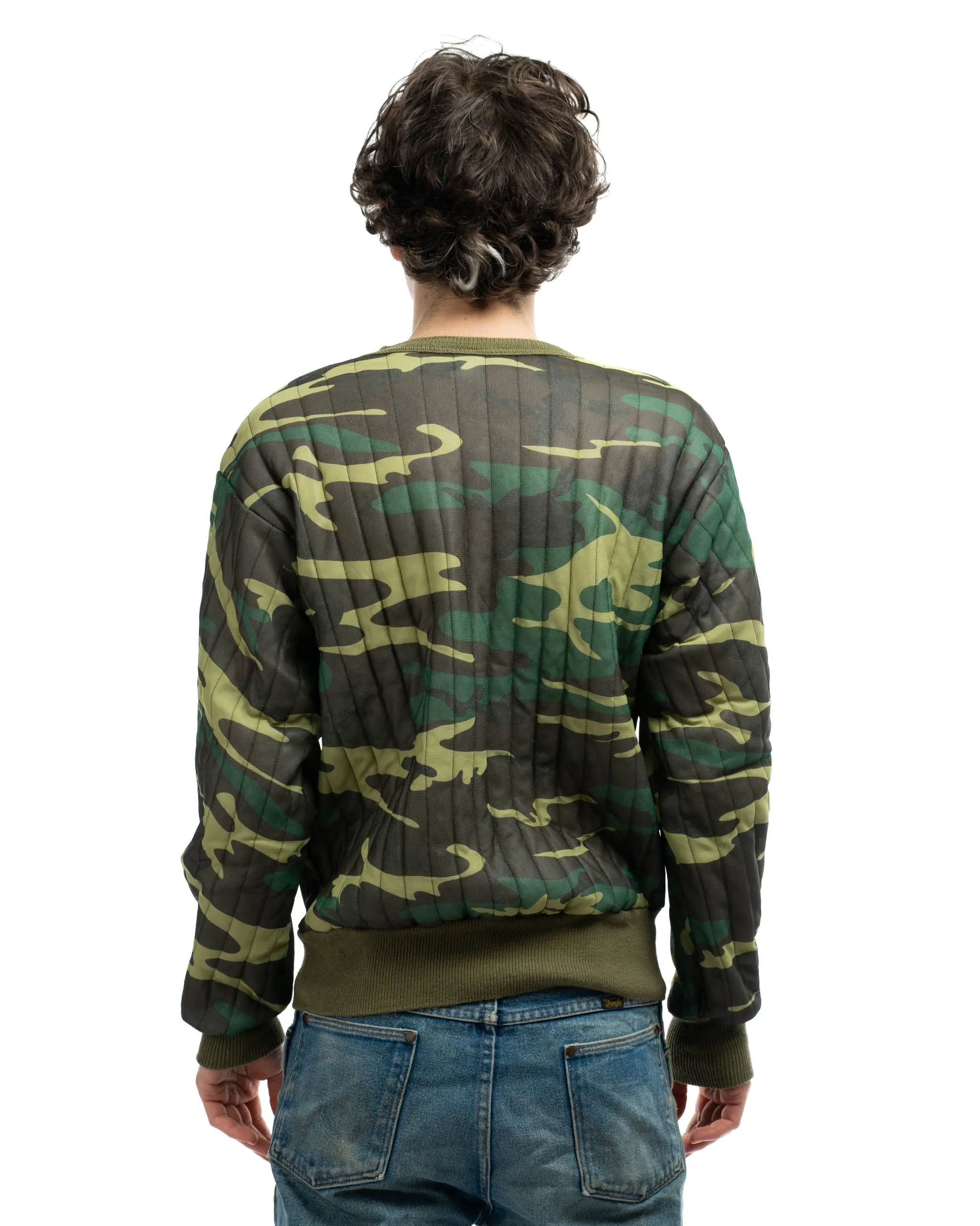 80’s Camo Thermal Sweatshirt - Medium