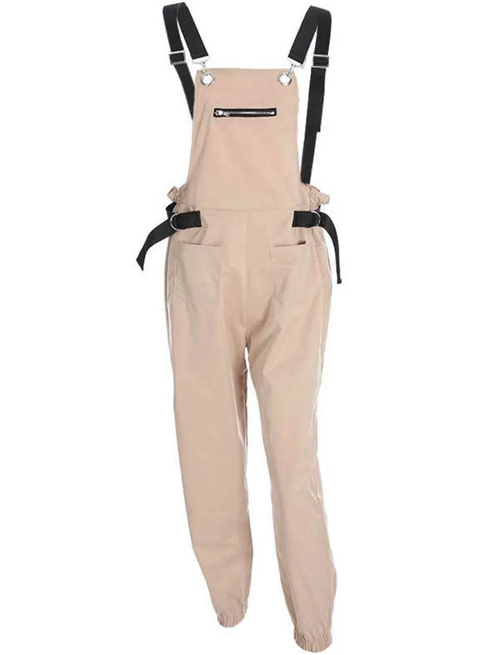 Adjustable Straps Backless Jumpsuit