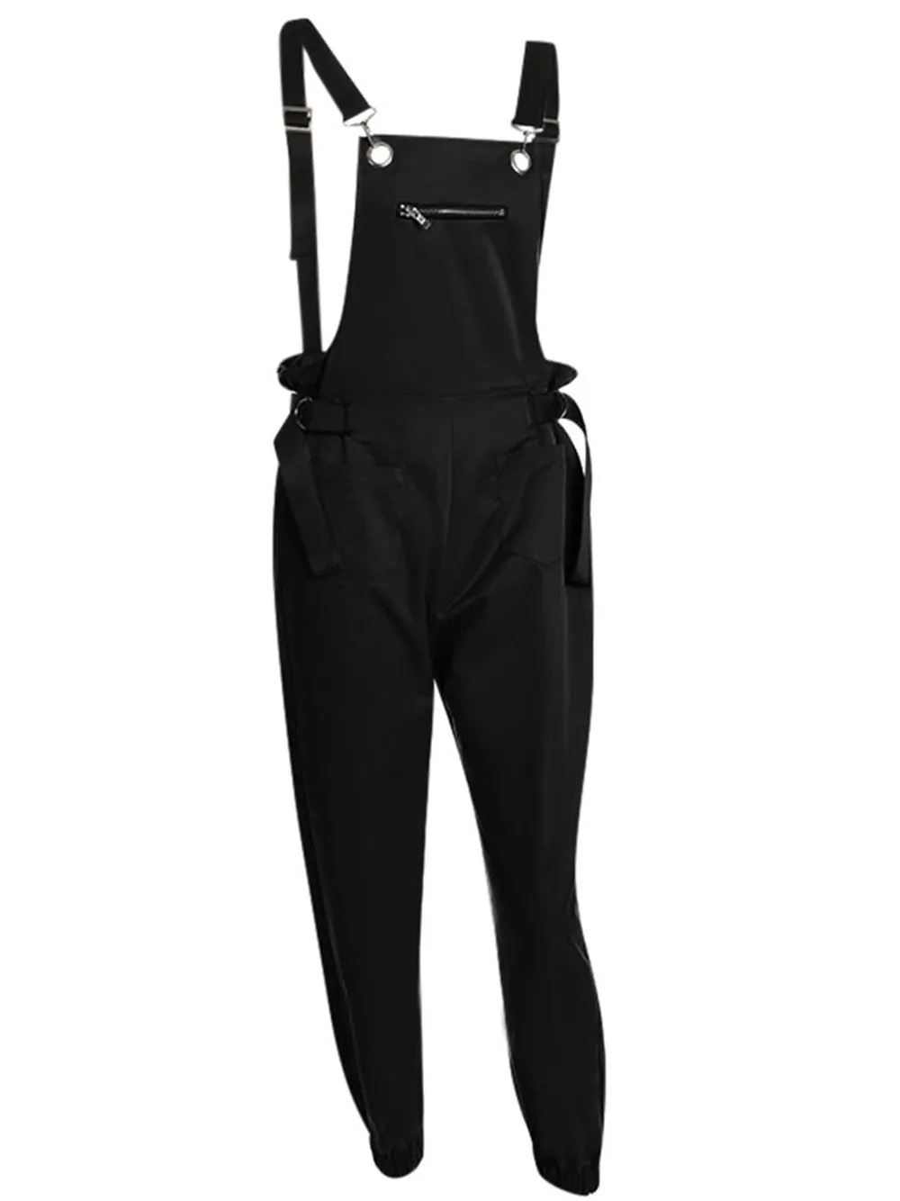 Adjustable Straps Backless Jumpsuit