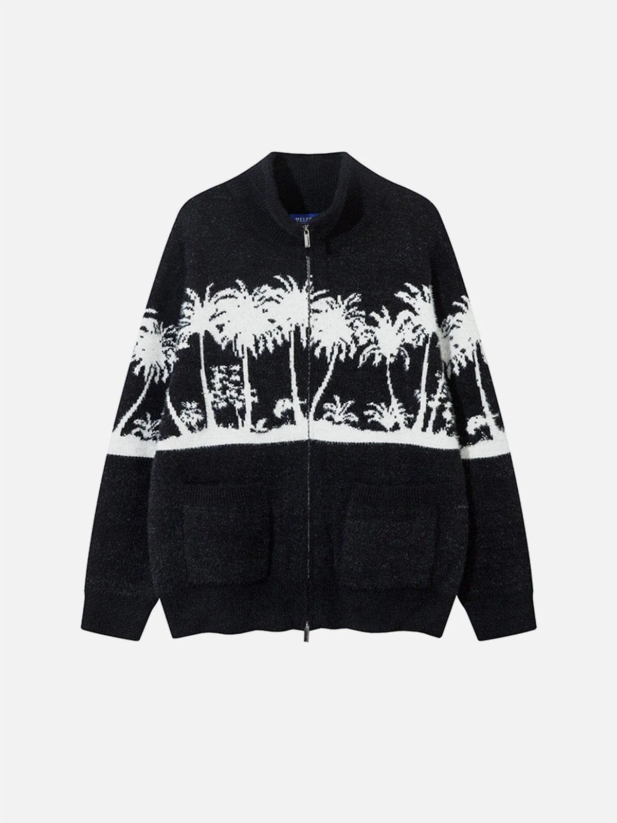 Aelfric Eden Coconut Tree Zip Up Cardigan