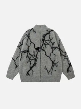 Aelfric Eden Lightning Thorny Graphic Cardigan