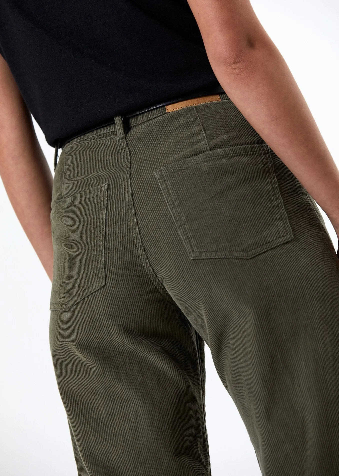 Afends Womens Shelby - 11 Wale Corduroy High Waist Wide Leg Pant