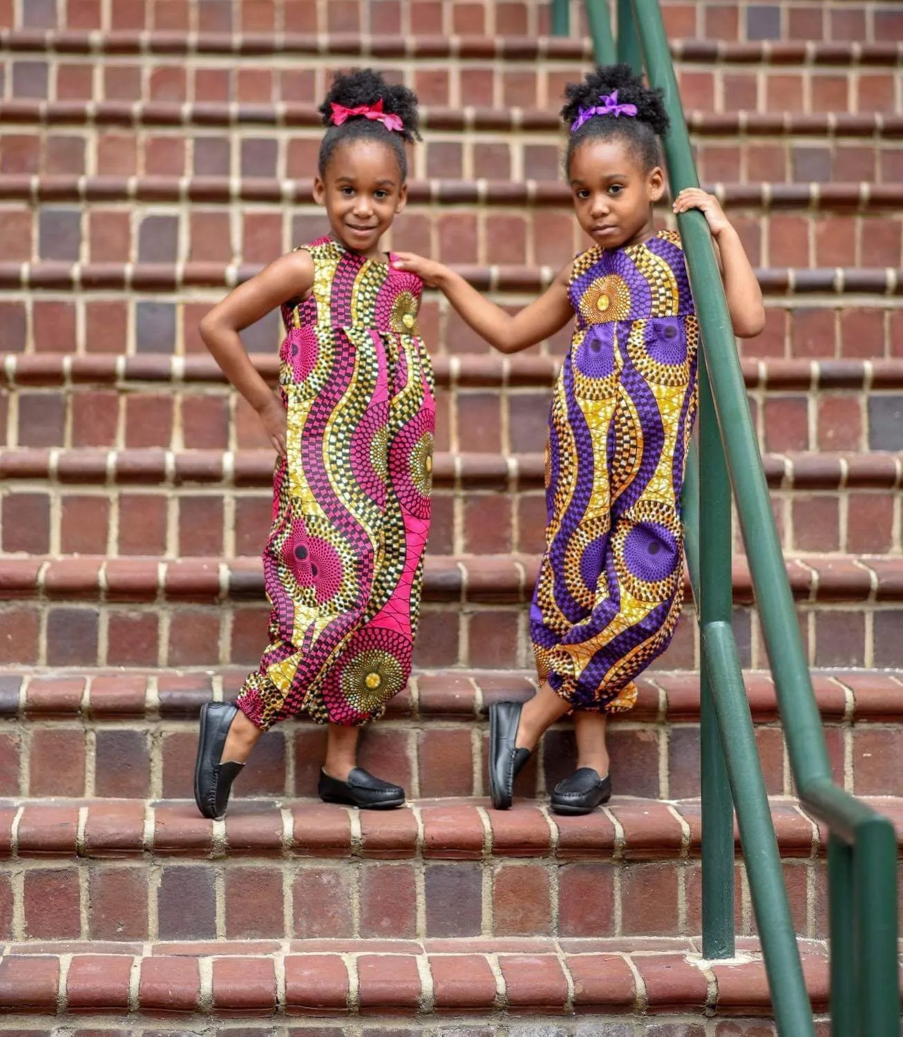 African Purple Swirl Jumpsuit
