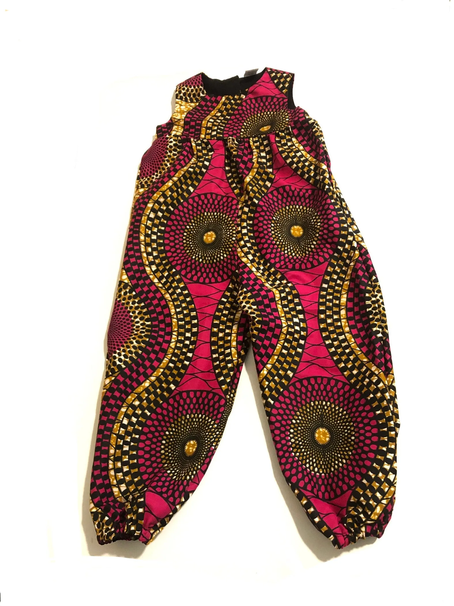 African Purple Swirl Jumpsuit