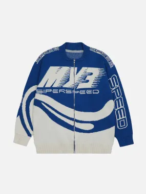AlanBalen® - "SPEED" Racing Cardigan