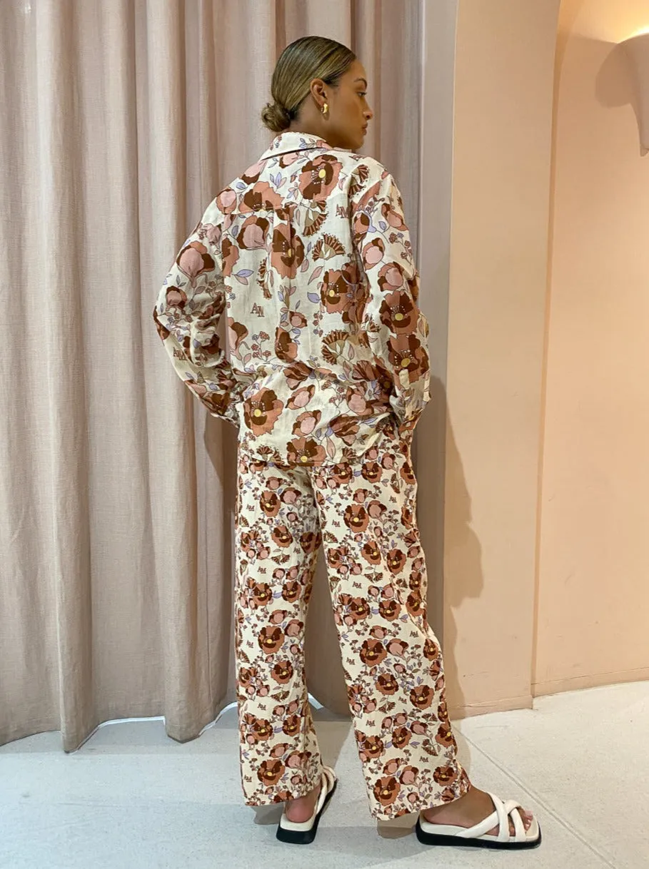 Ambra Maddalena Tabitha Pant in Floral Blush