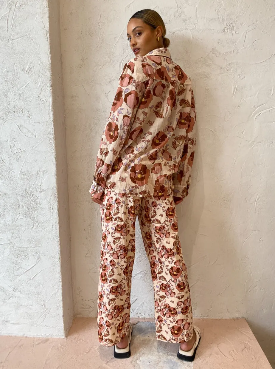 Ambra Maddalena Tabitha Pant in Floral Blush