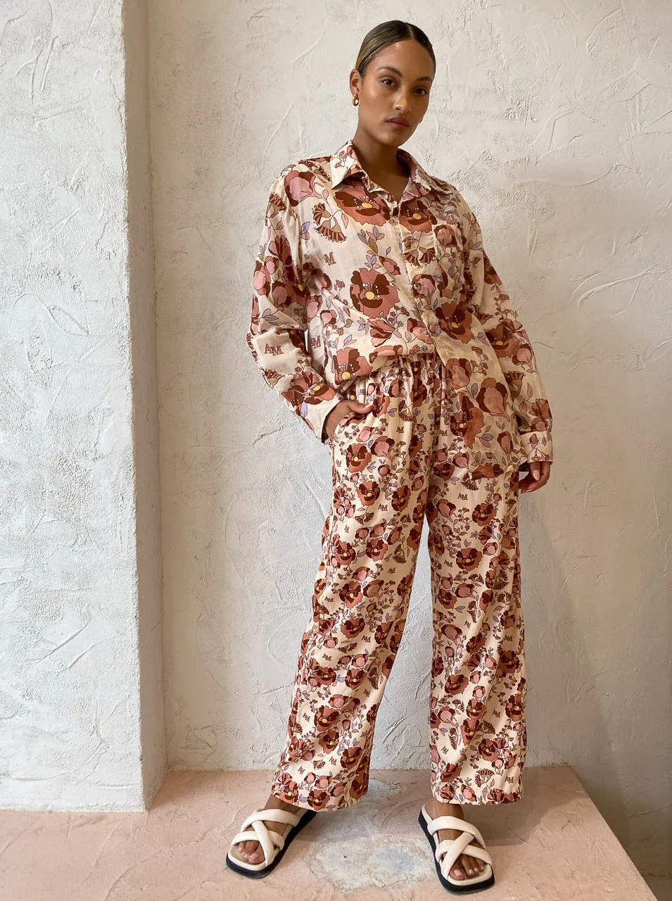 Ambra Maddalena Tabitha Pant in Floral Blush