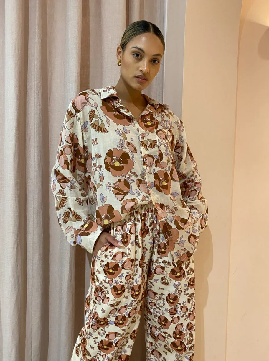 Ambra Maddalena Tabitha Pant in Floral Blush