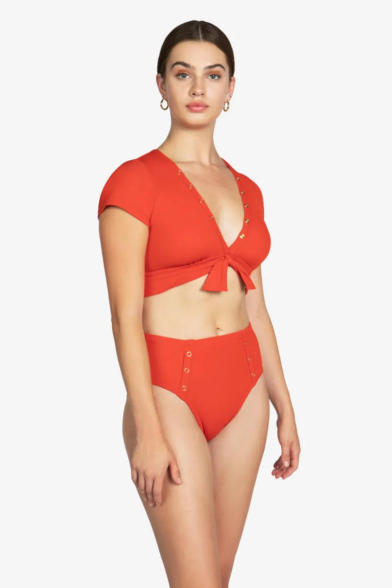 AMY HIGH WAIST BIKINI BOTTOM (FINAL SALE)