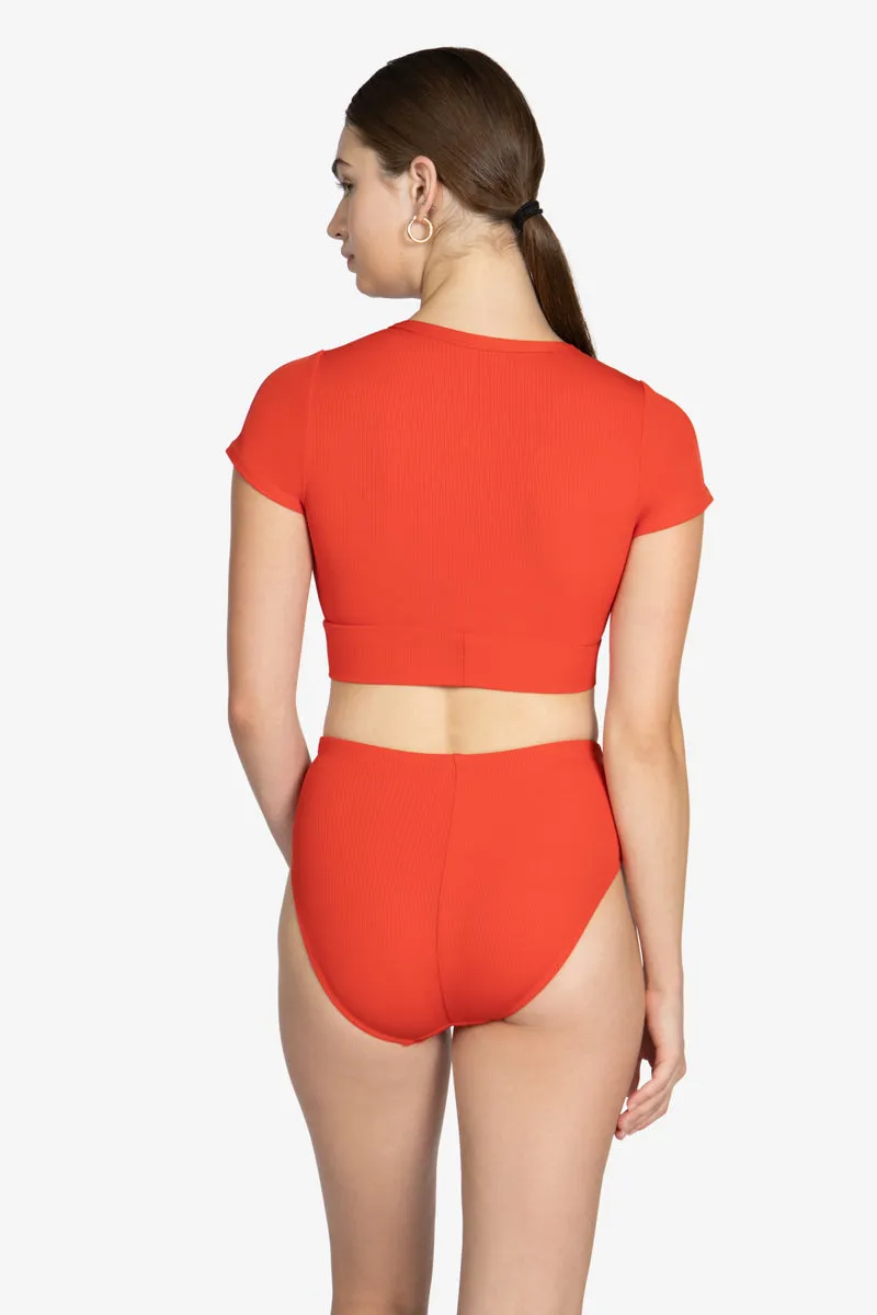 AMY HIGH WAIST BIKINI BOTTOM (FINAL SALE)