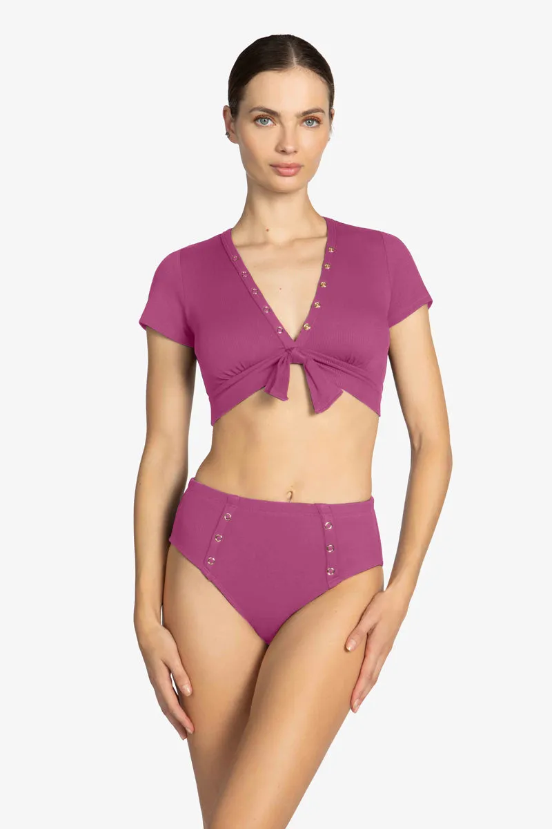 AMY HIGH WAIST BIKINI BOTTOM (FINAL SALE)