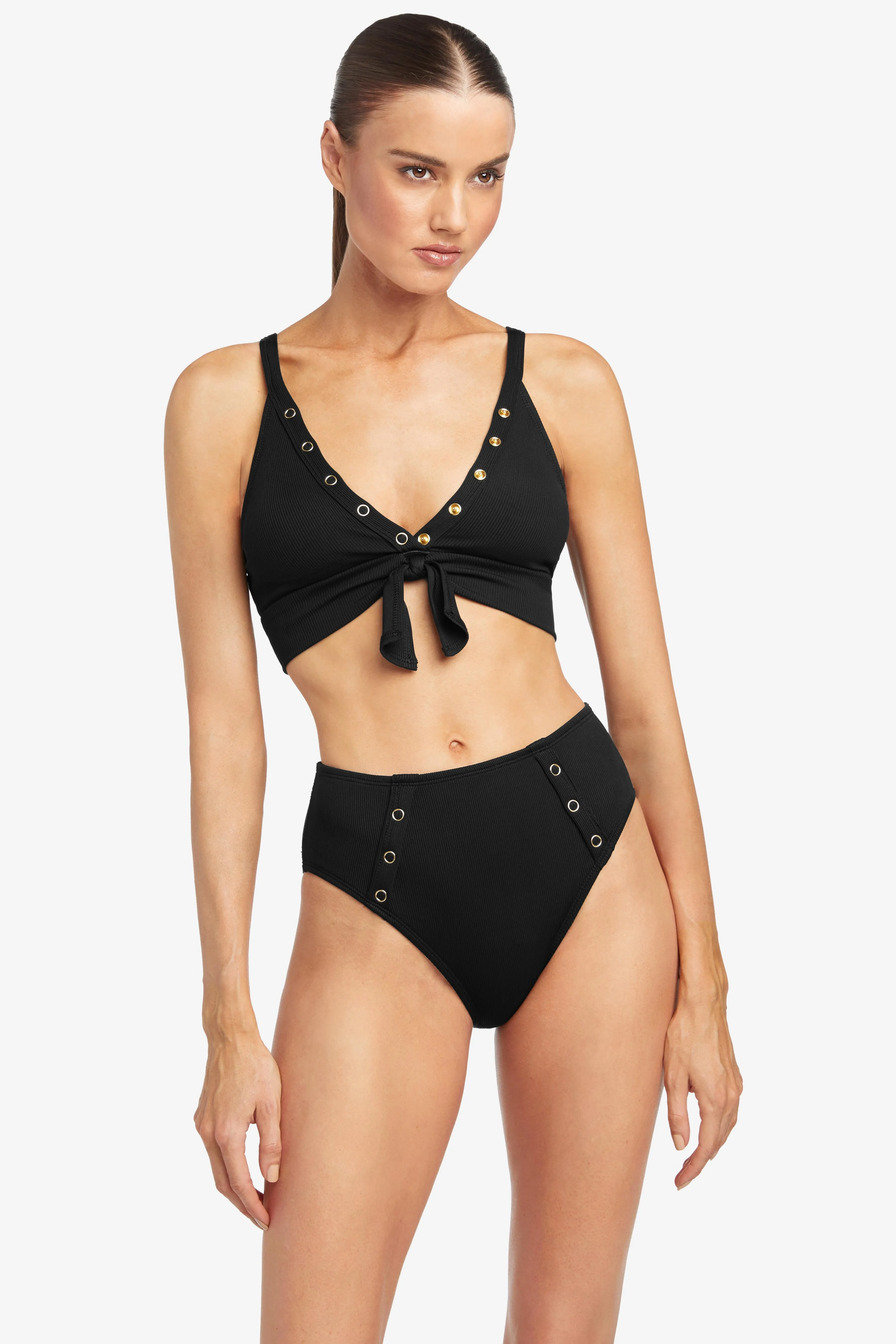 AMY HIGH WAIST BIKINI BOTTOM (FINAL SALE)