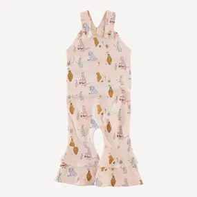 anne jumpsuit | peach pooh   friends | organic cotton jersey