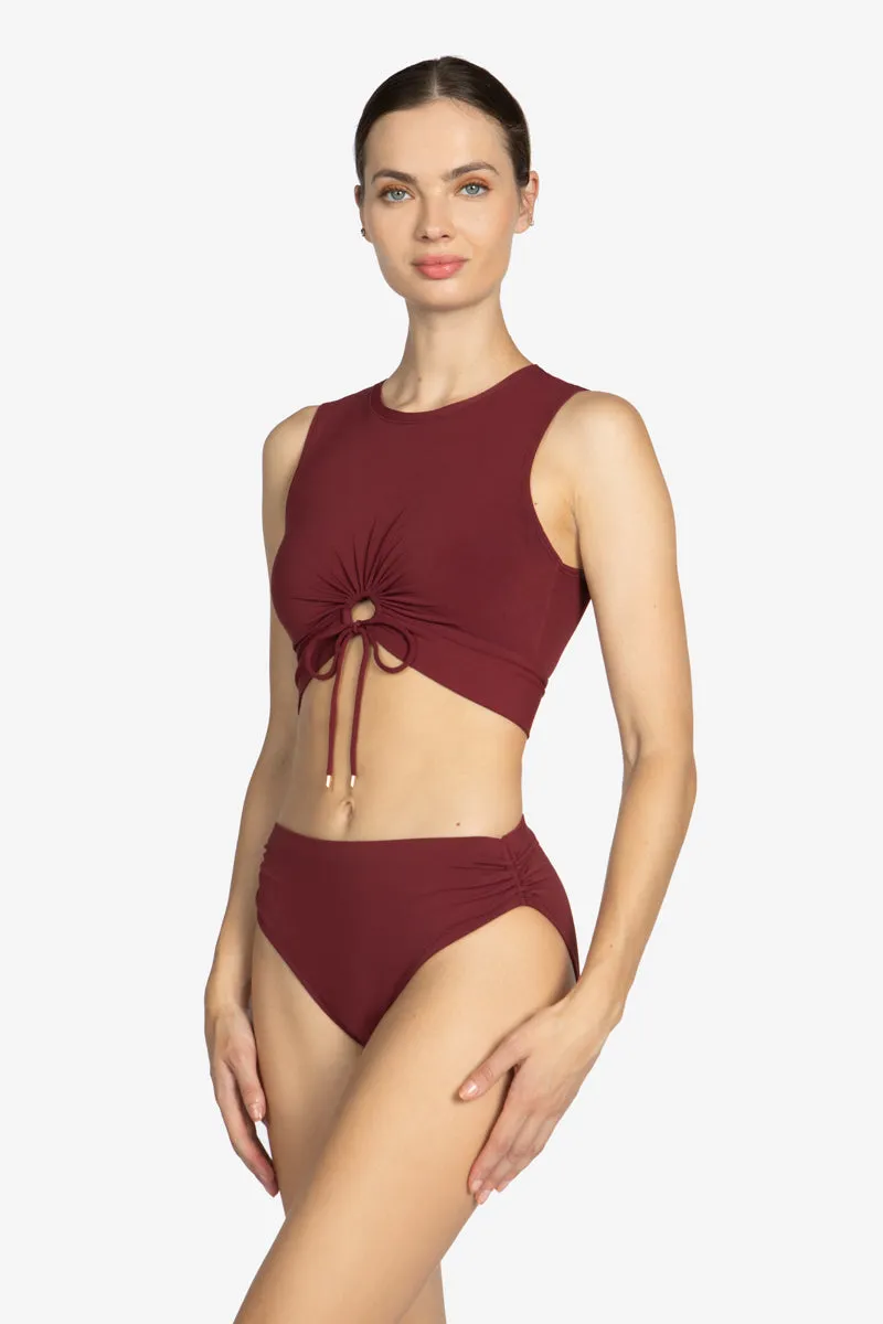 AUBREY HIGH WAIST BIKINI BOTTOM (FINAL SALE)