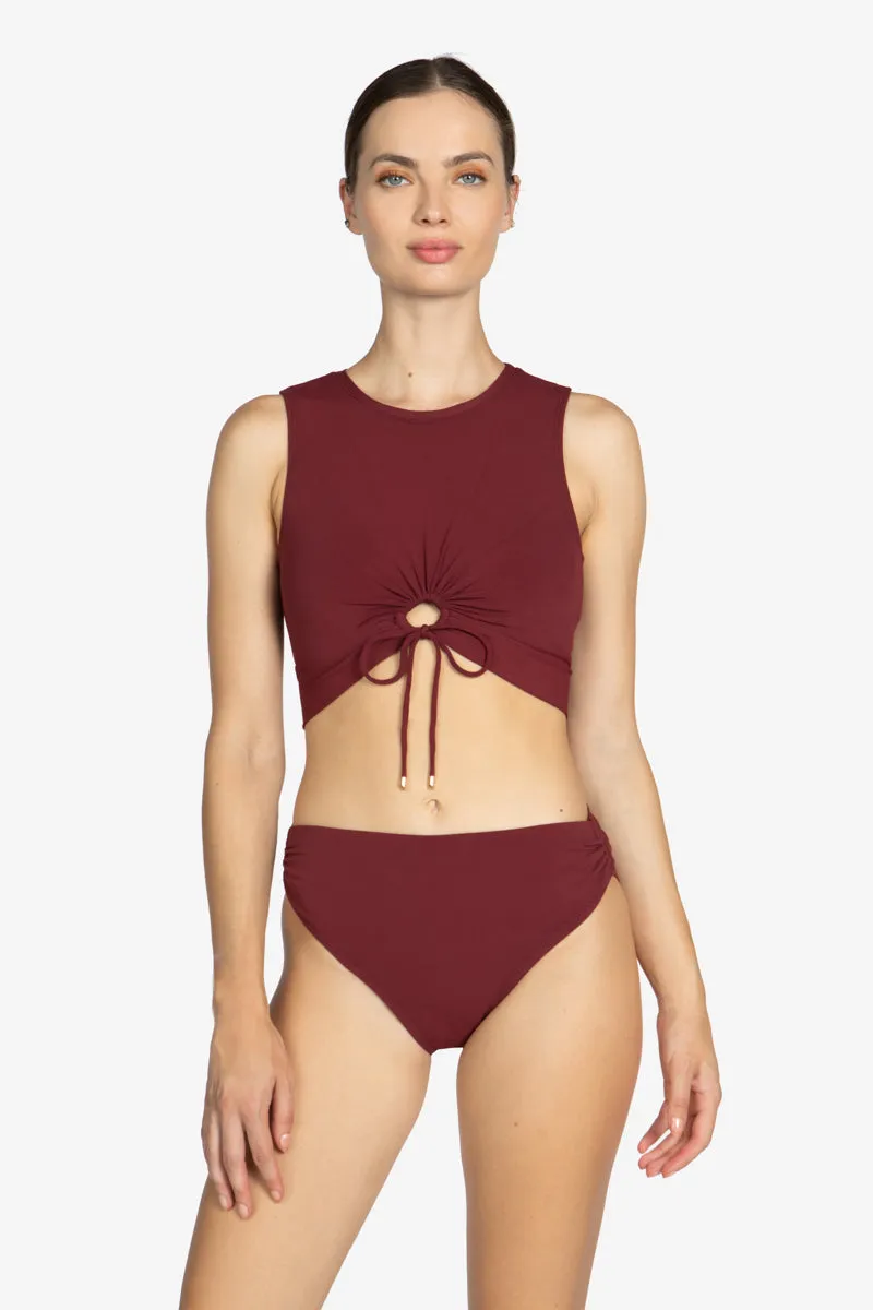 AUBREY HIGH WAIST BIKINI BOTTOM (FINAL SALE)
