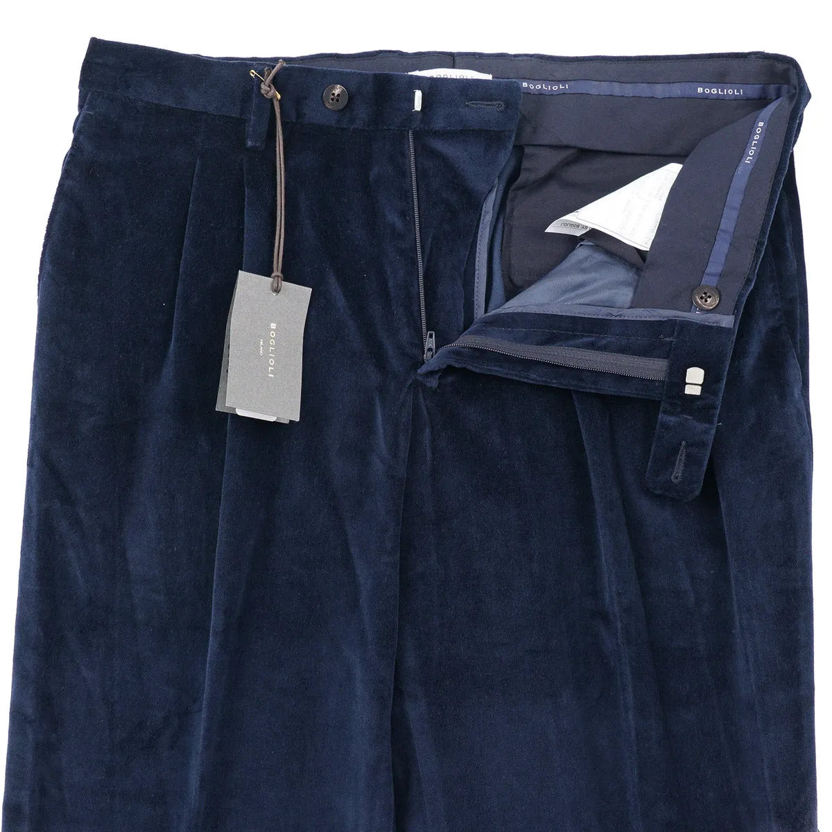 Boglioli Brushed Velvet Cotton Pants