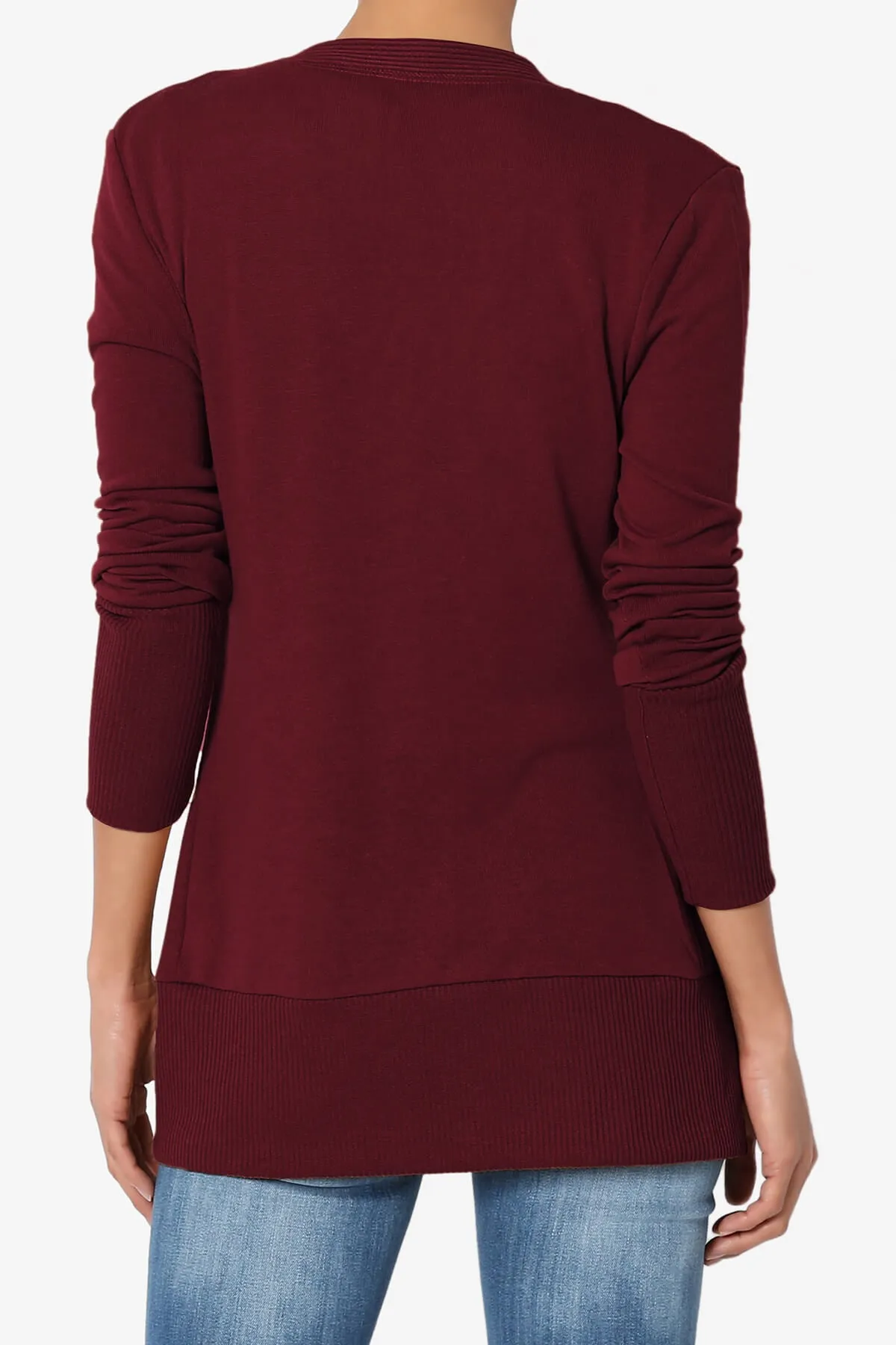 Braeden Snap Button V-Neck Cardigan PLUS