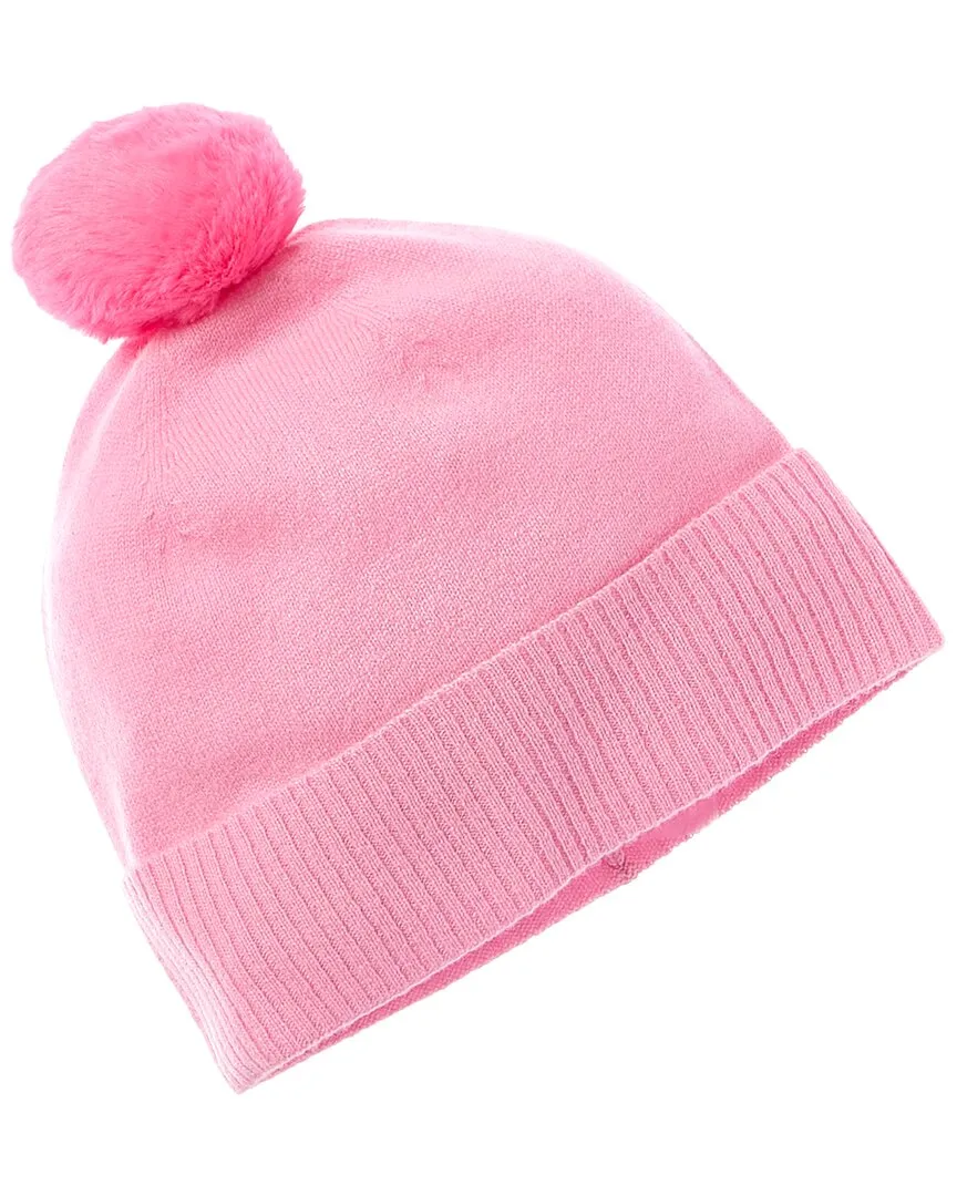 Brodie Cashmere Contrast Pom Cashmere Hat
