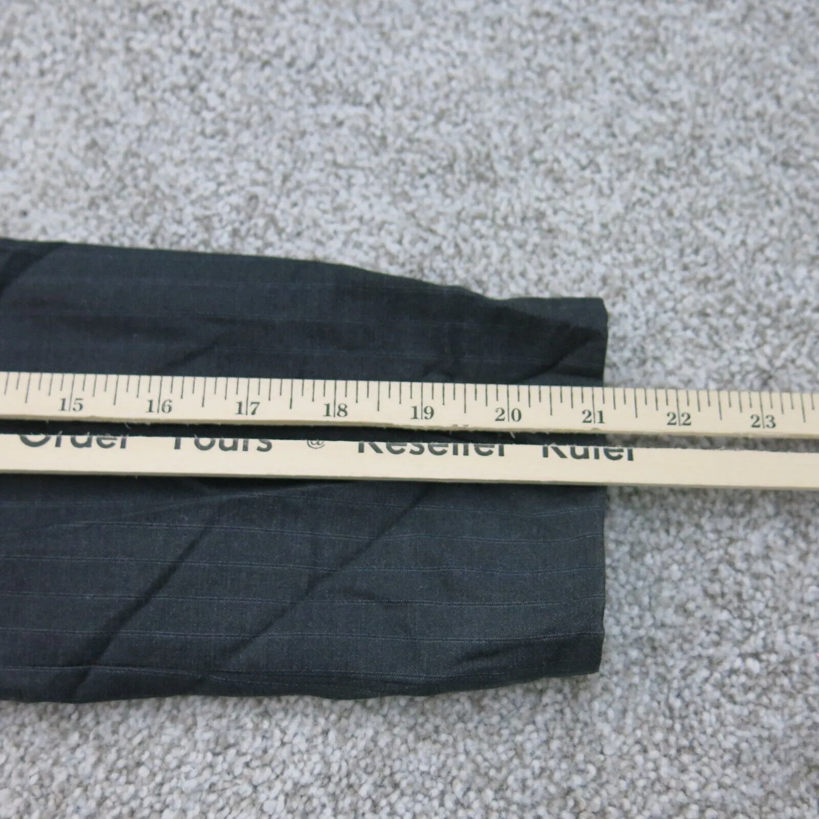 Calvin Klein Womens Blazer Coat Single Breasted Long Sleeves Pocket Black Size 6