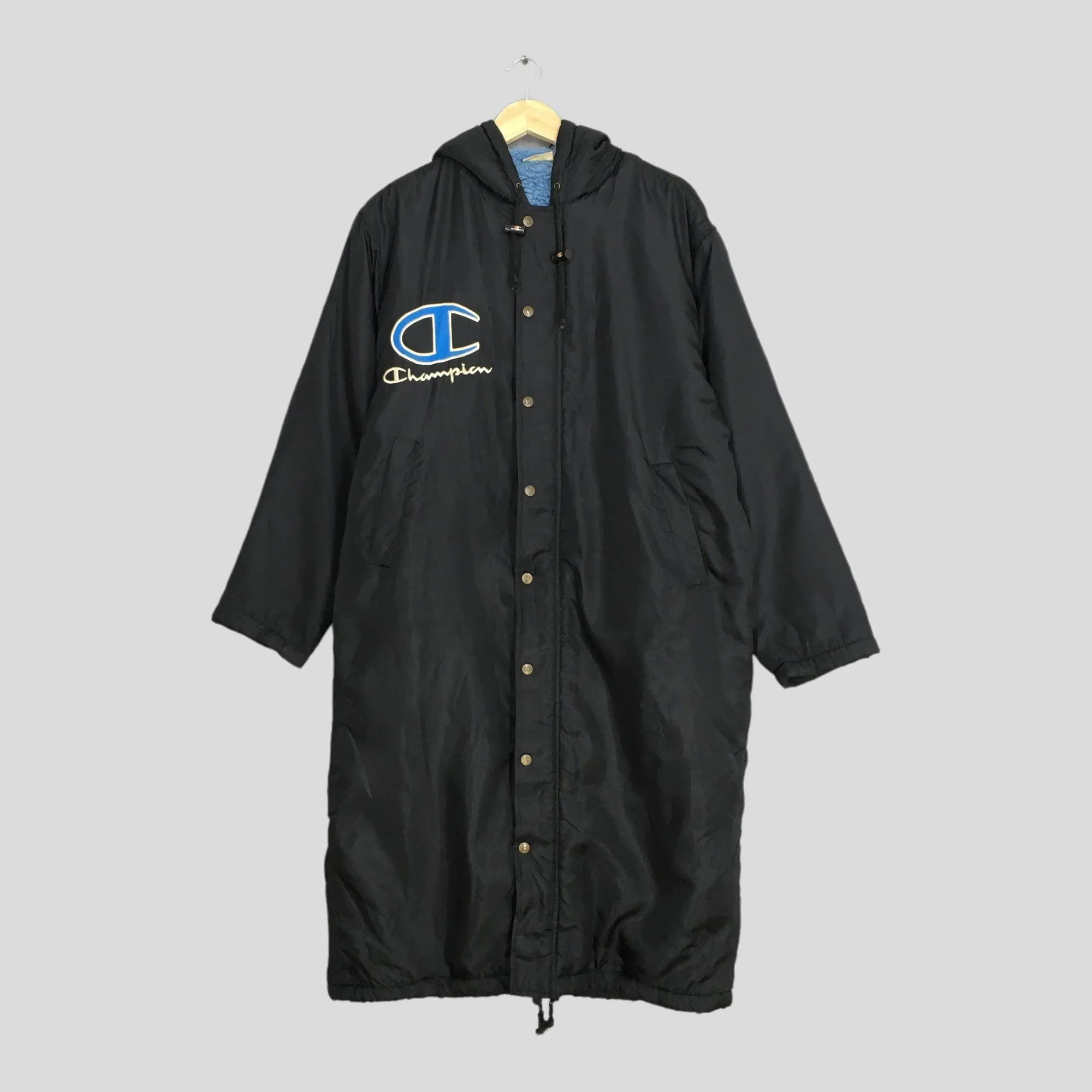 Champion Sherpa Parka Hoodie Jacket Medium