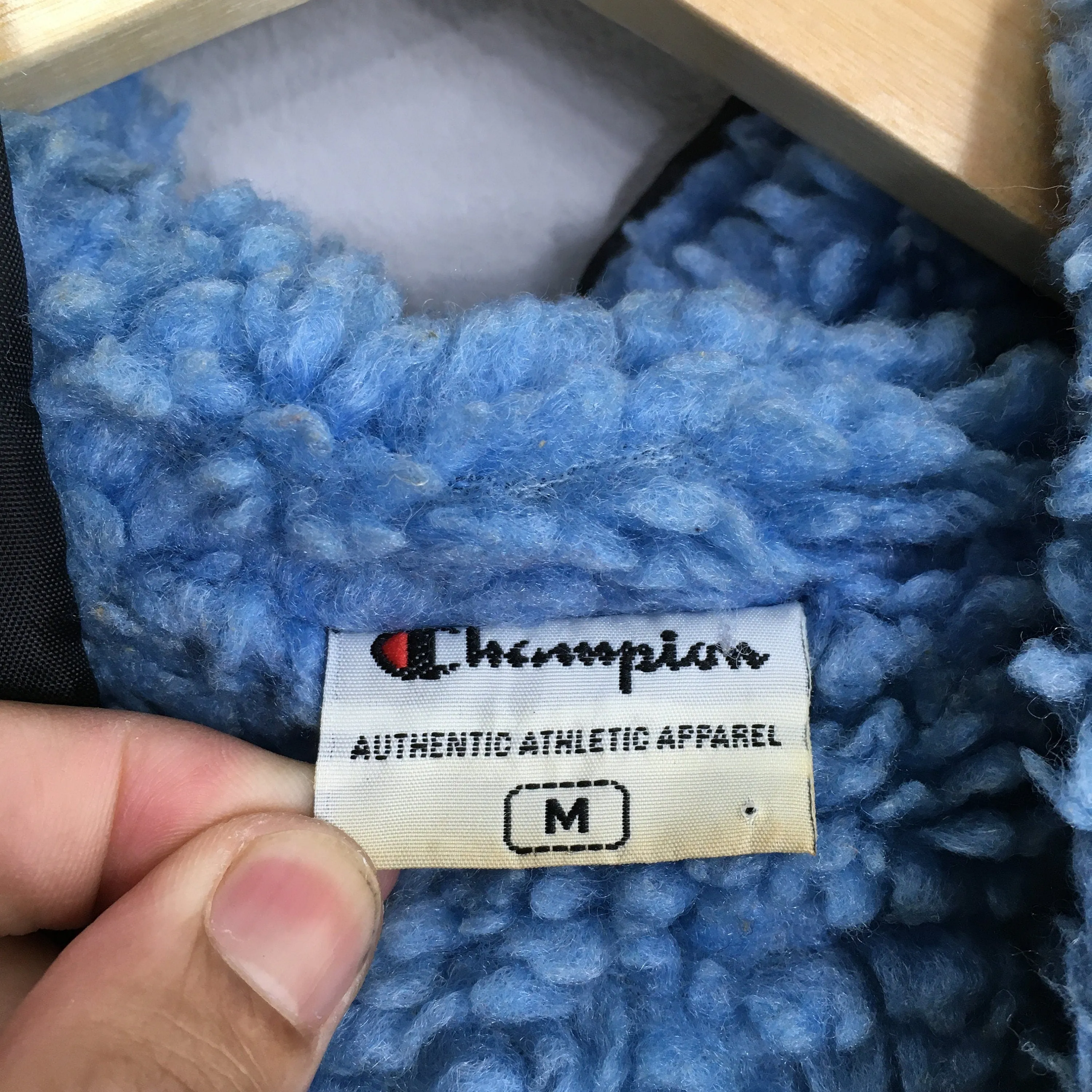Champion Sherpa Parka Hoodie Jacket Medium