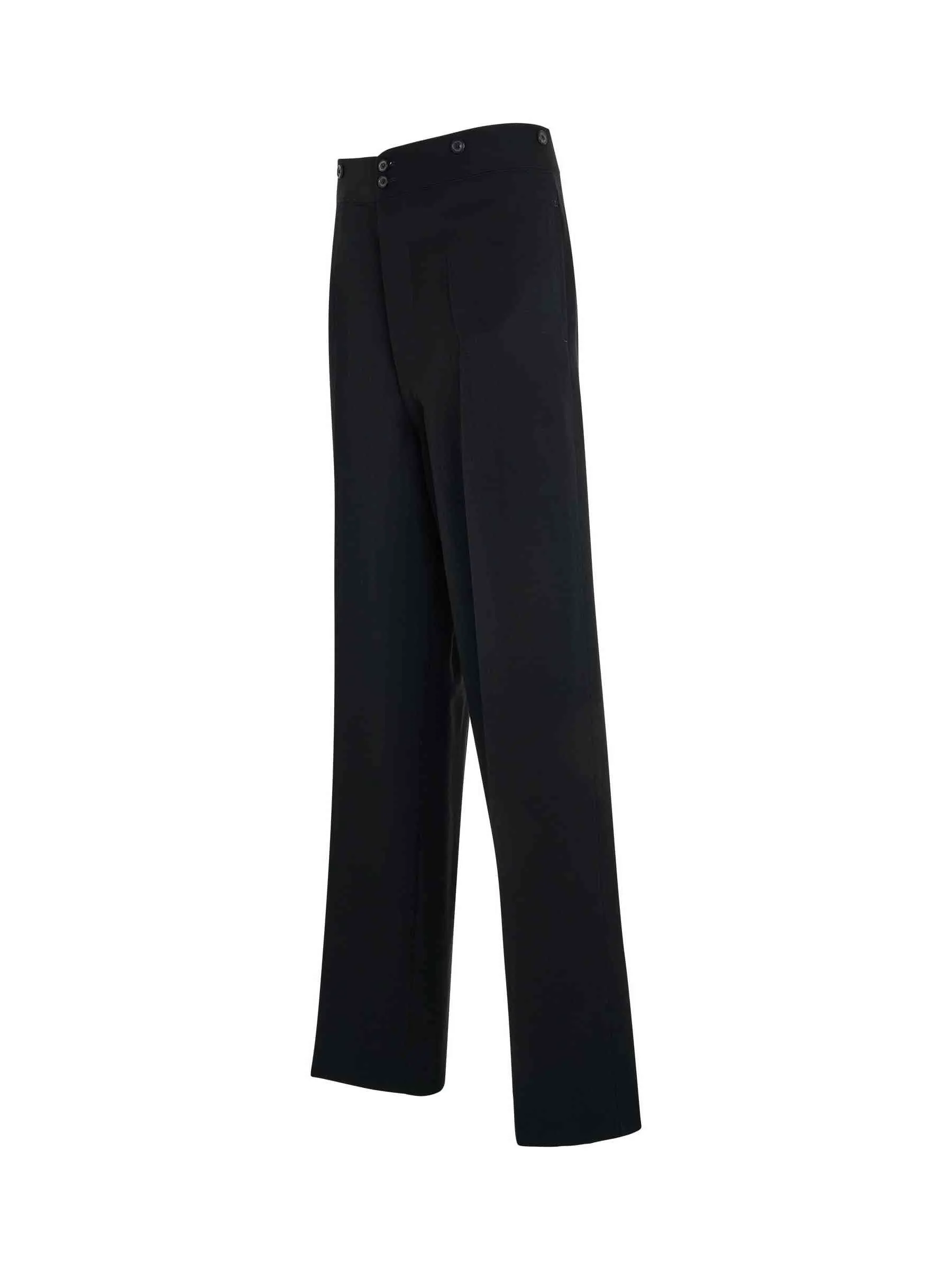 Classic Wool Pants in Black
