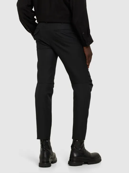 Comme des Garçons Homme Plus   Solid gabardine pants 