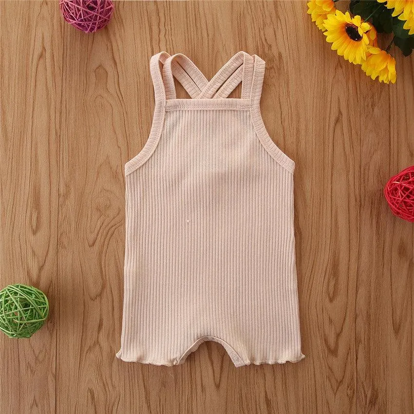 Crisscross Ribbed Jumpsuit