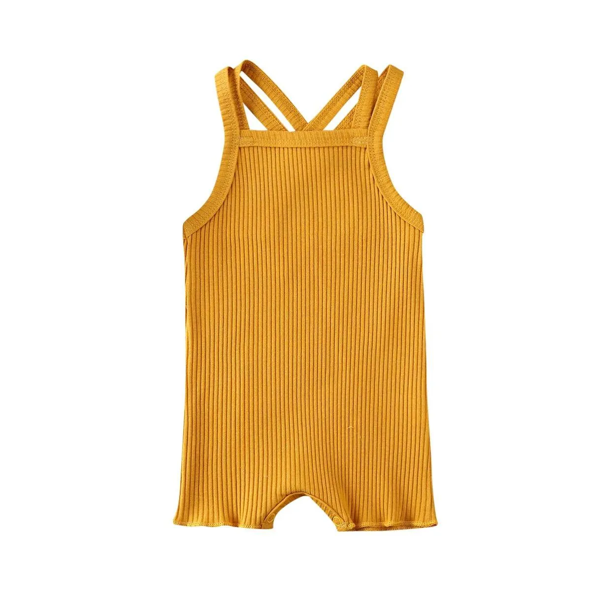 Crisscross Ribbed Jumpsuit