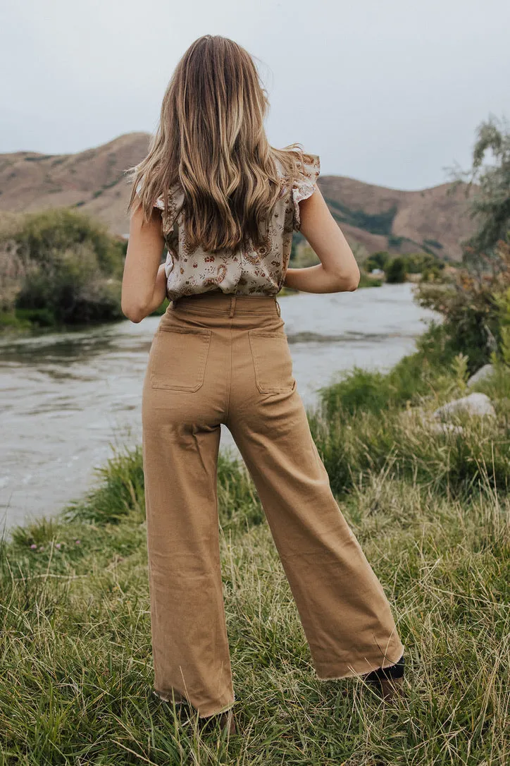 Daphne Two Pocket Wide Leg Pants - FINAL SALE