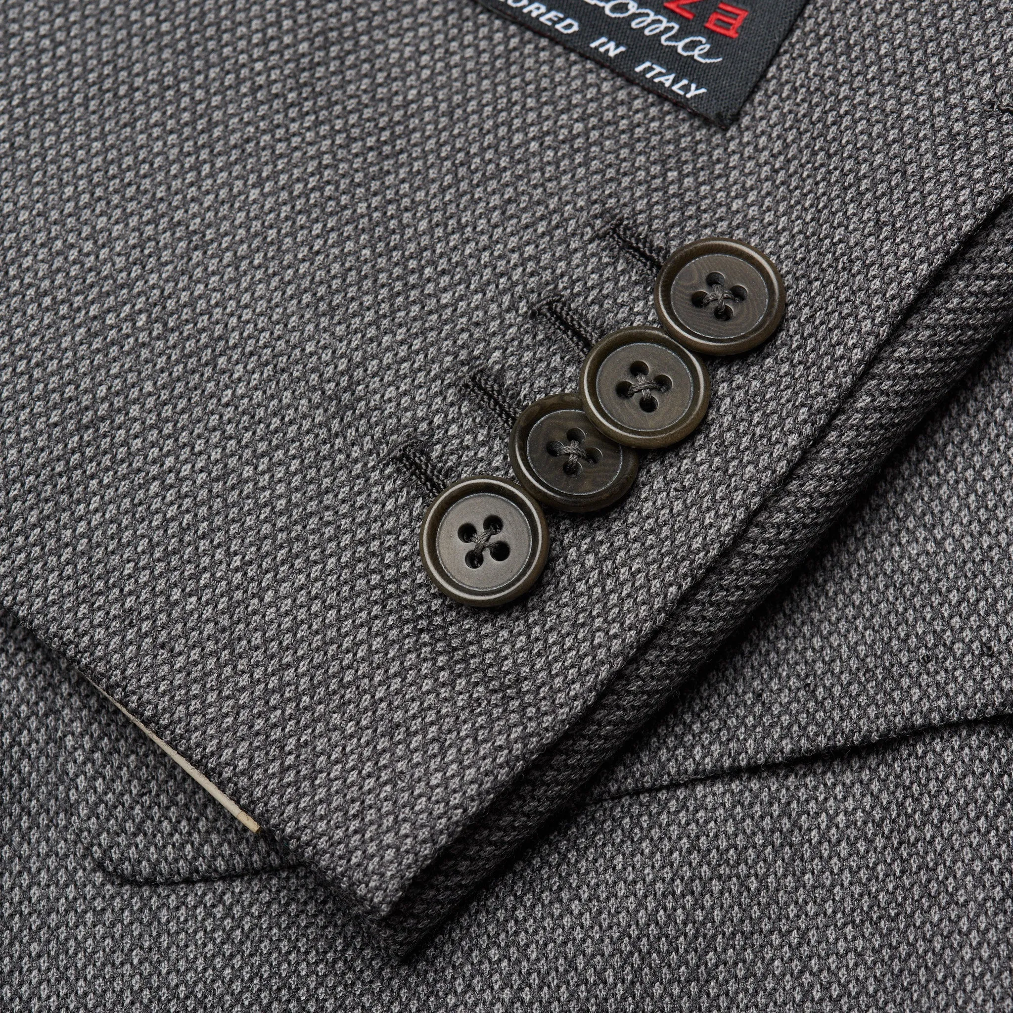 D'AVENZA Roma Handmade Gray Wool Unconstructed Suit EU 50 NEW US 40
