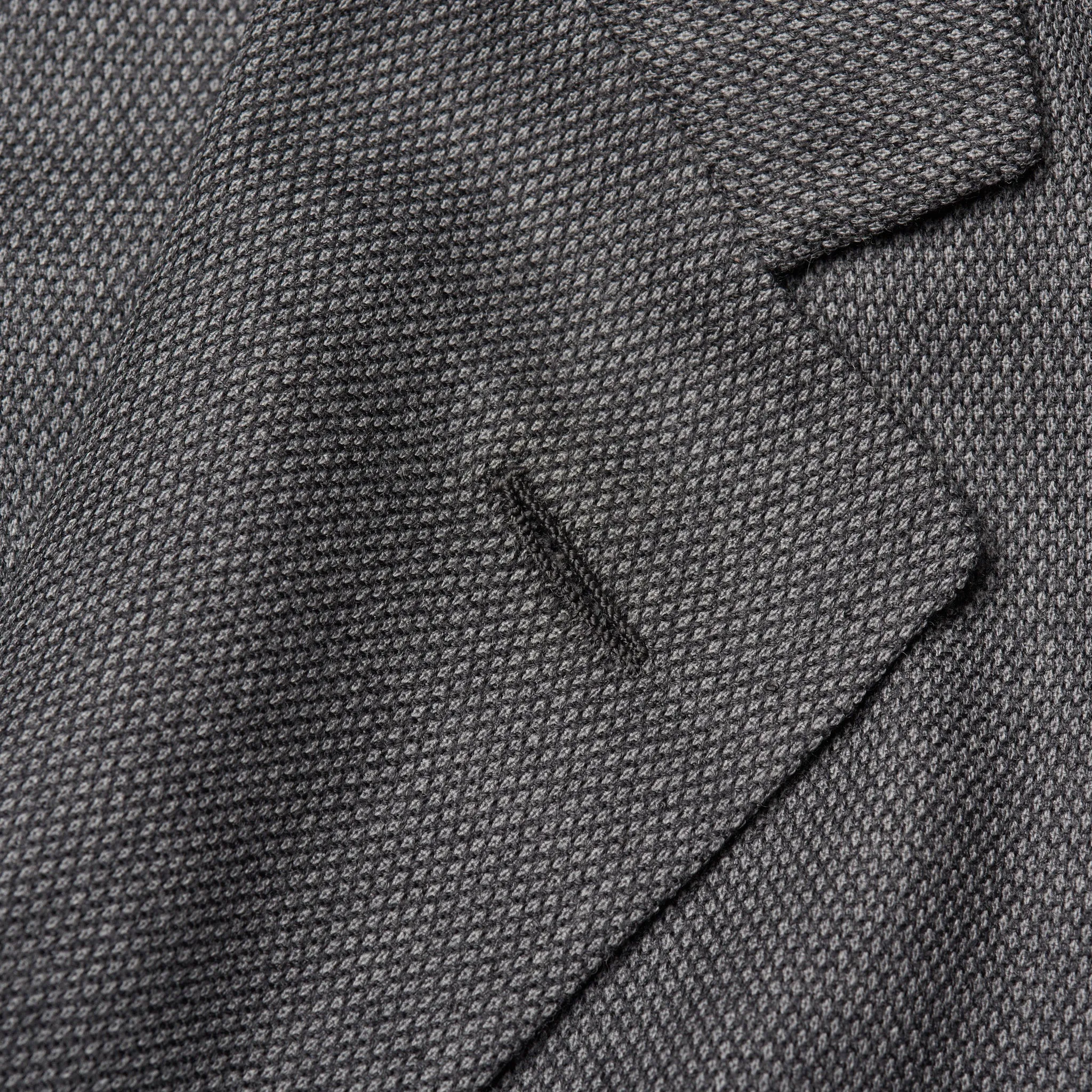 D'AVENZA Roma Handmade Gray Wool Unconstructed Suit EU 50 NEW US 40