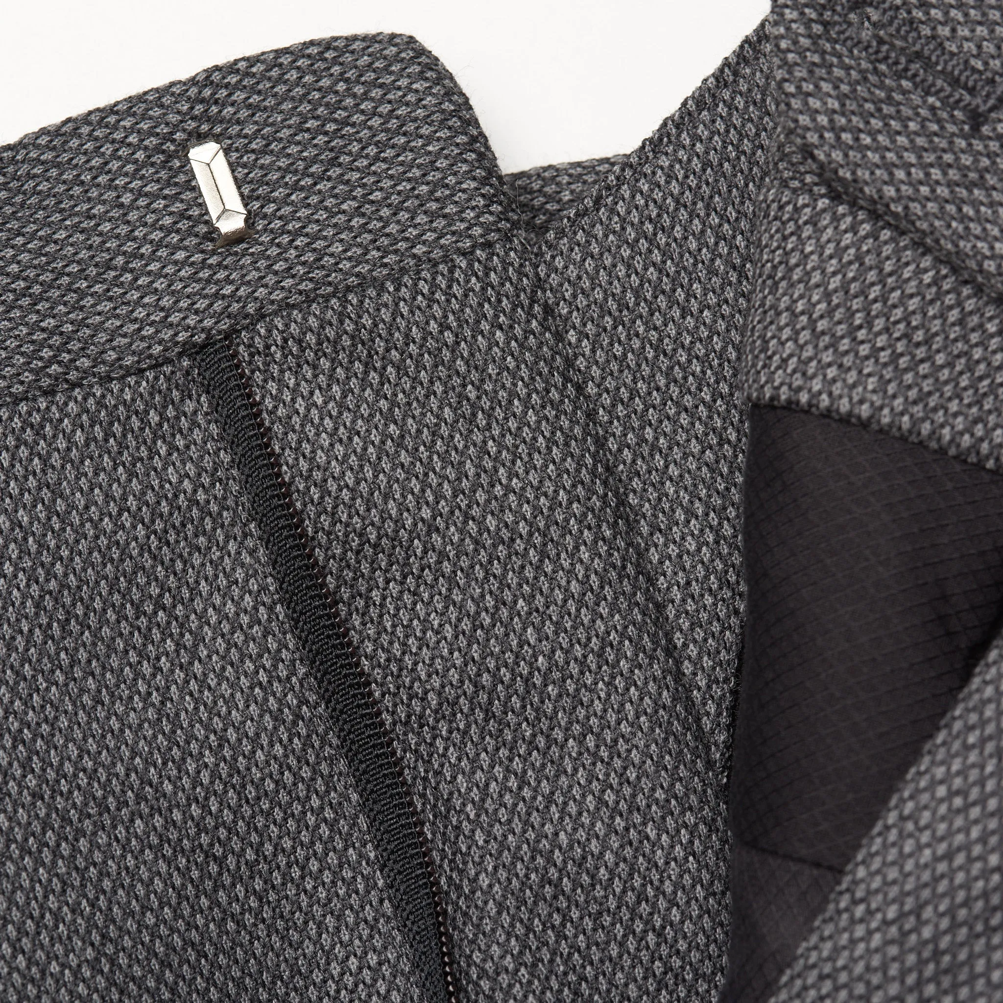 D'AVENZA Roma Handmade Gray Wool Unconstructed Suit EU 50 NEW US 40