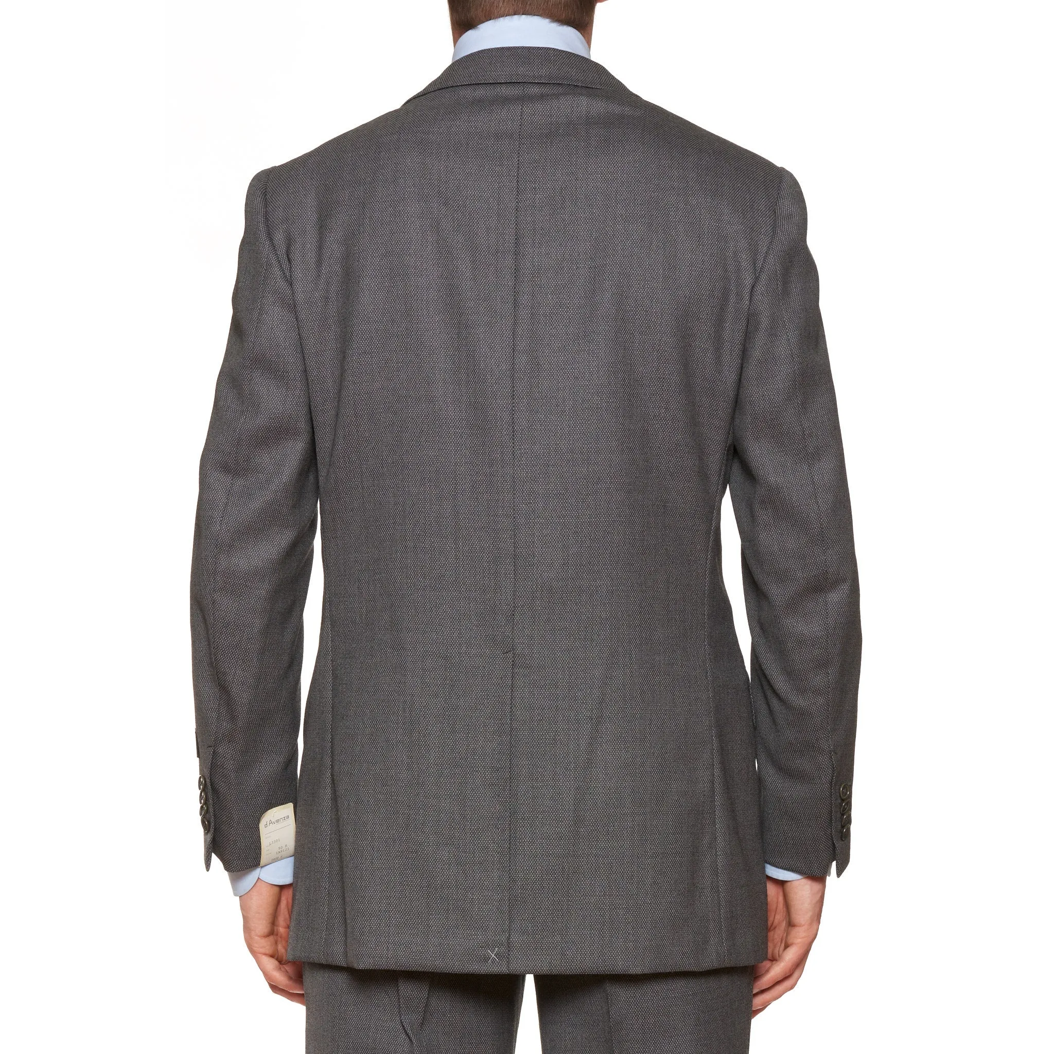 D'AVENZA Roma Handmade Gray Wool Unconstructed Suit EU 50 NEW US 40