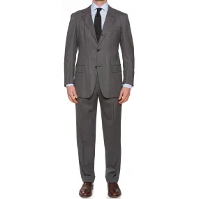 D'AVENZA Roma Handmade Gray Wool Unconstructed Suit EU 50 NEW US 40
