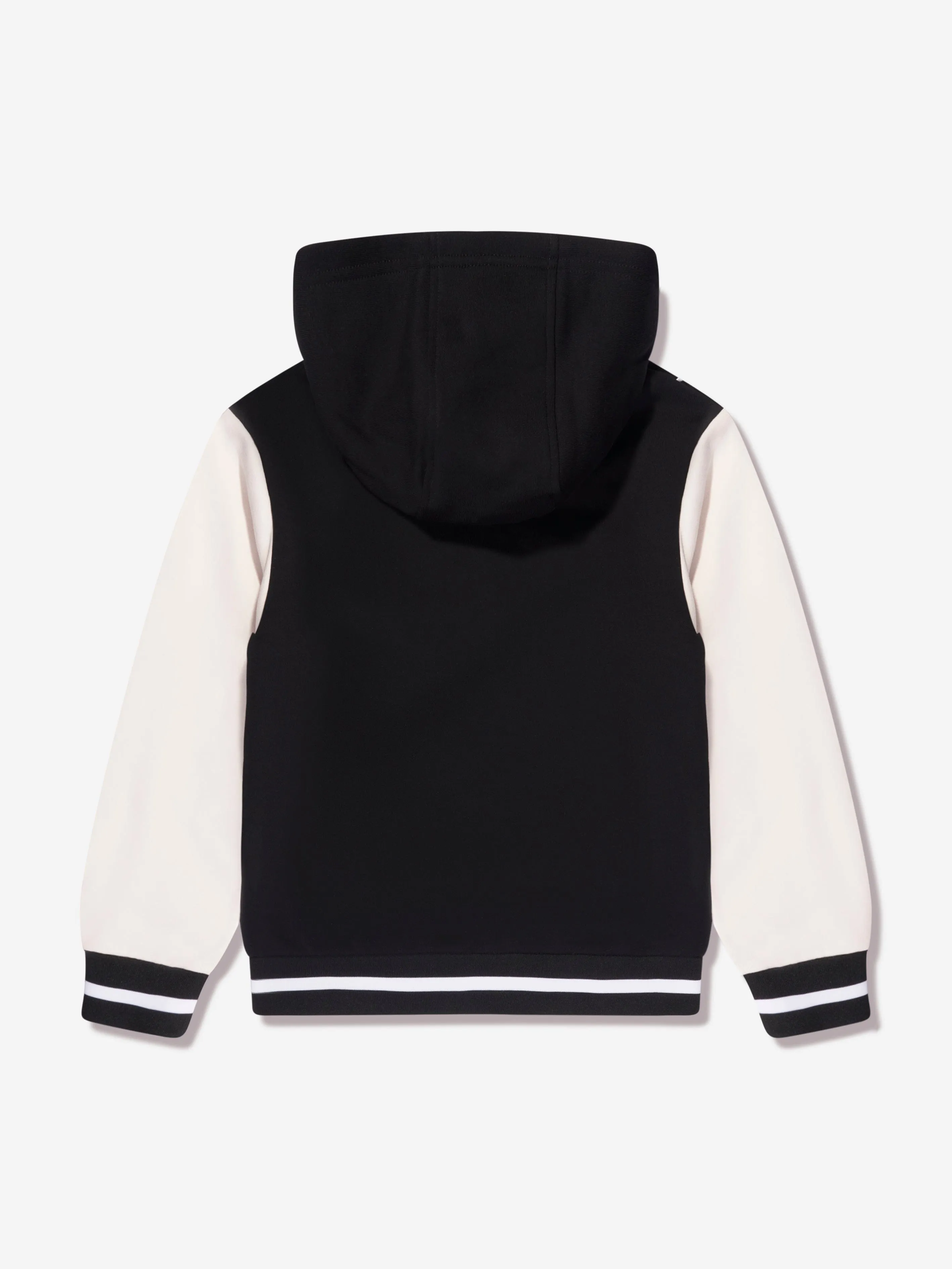 DKNY Boys Logo Zip Up Top in Black