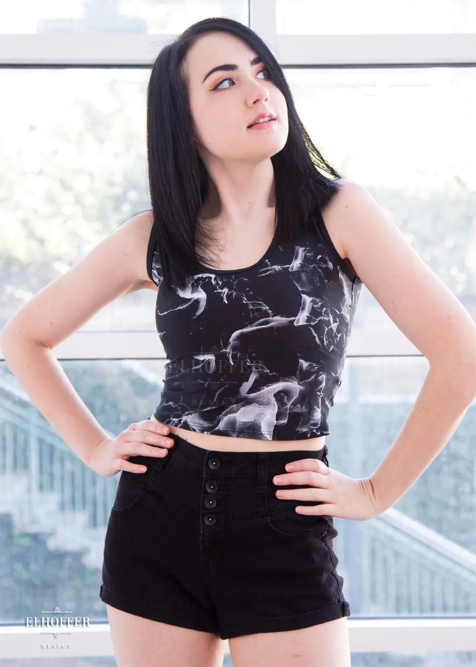 Essential Buffy Crop Top - Smoke & Mirrors