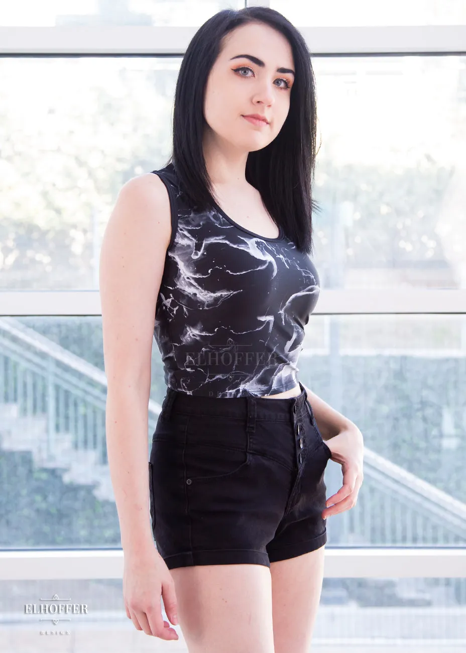 Essential Buffy Crop Top - Smoke & Mirrors