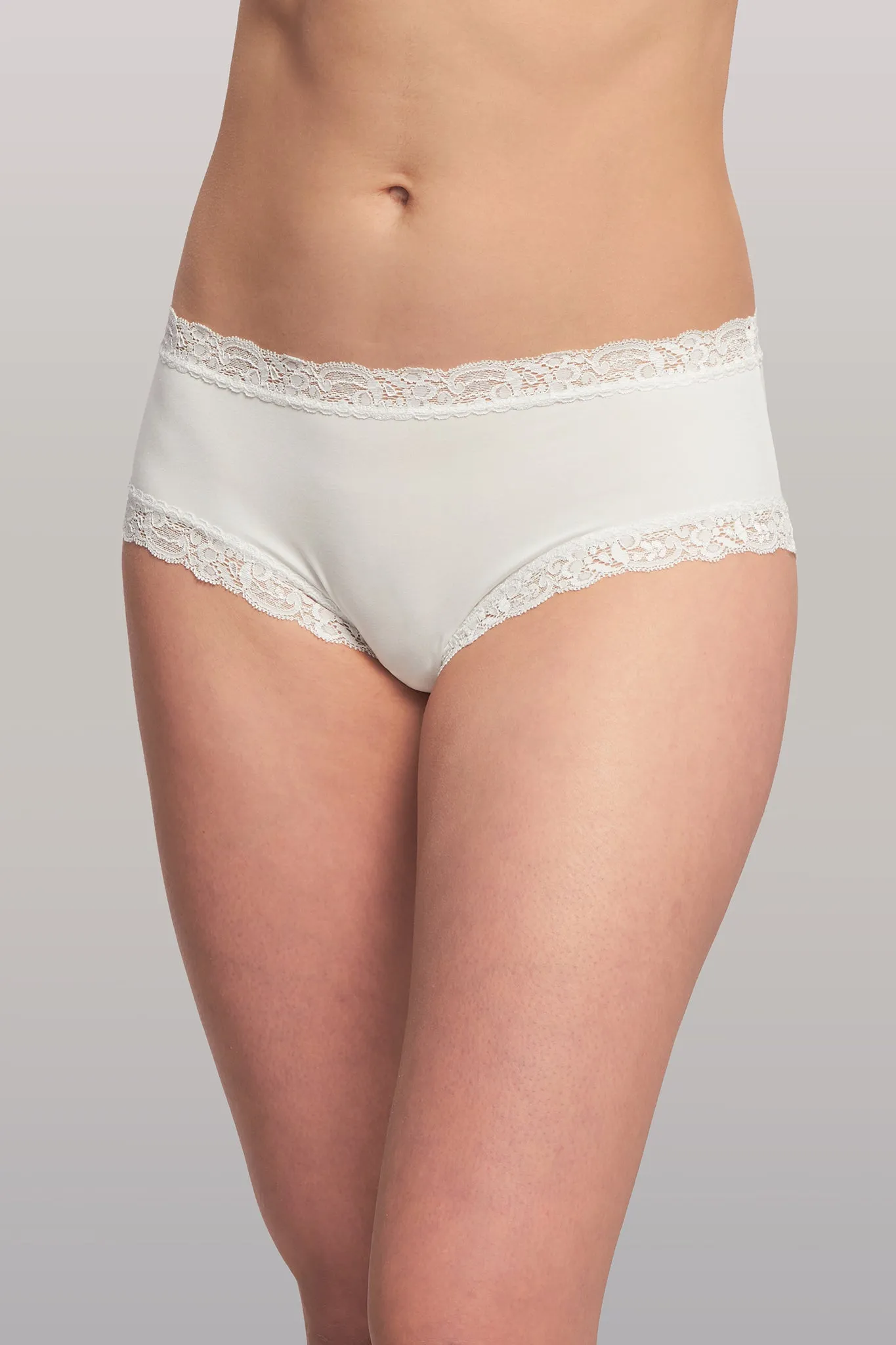 Fleurt High Waist Shorts - Black , Chantilly , Gray , Seashell