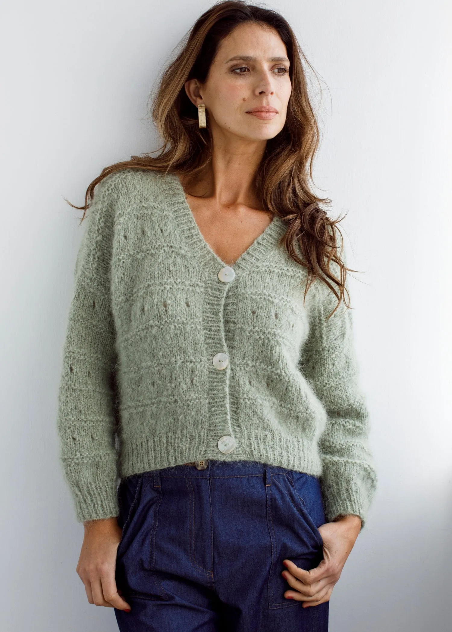 Flock Sunday Cardi Sage