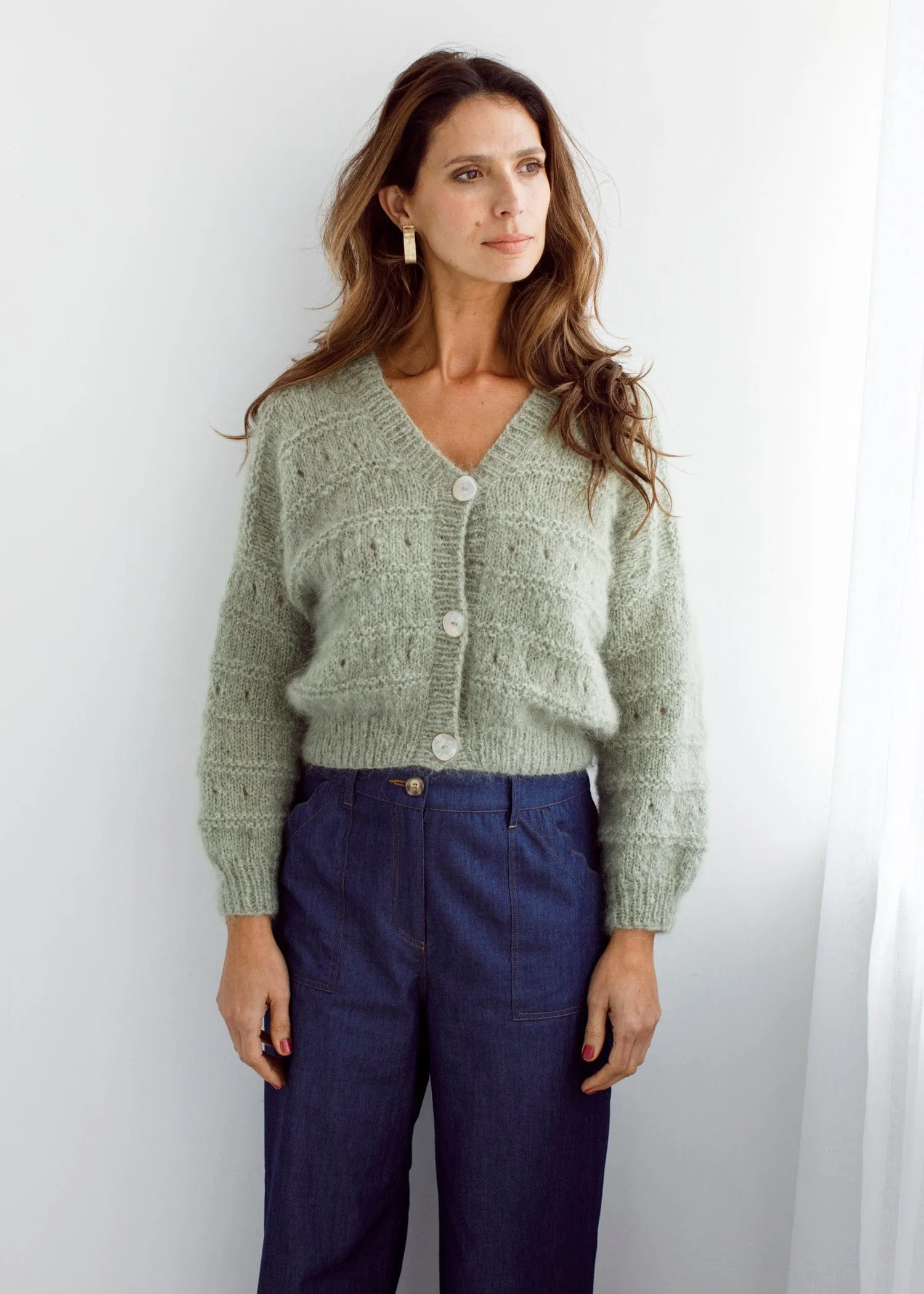 Flock Sunday Cardi Sage