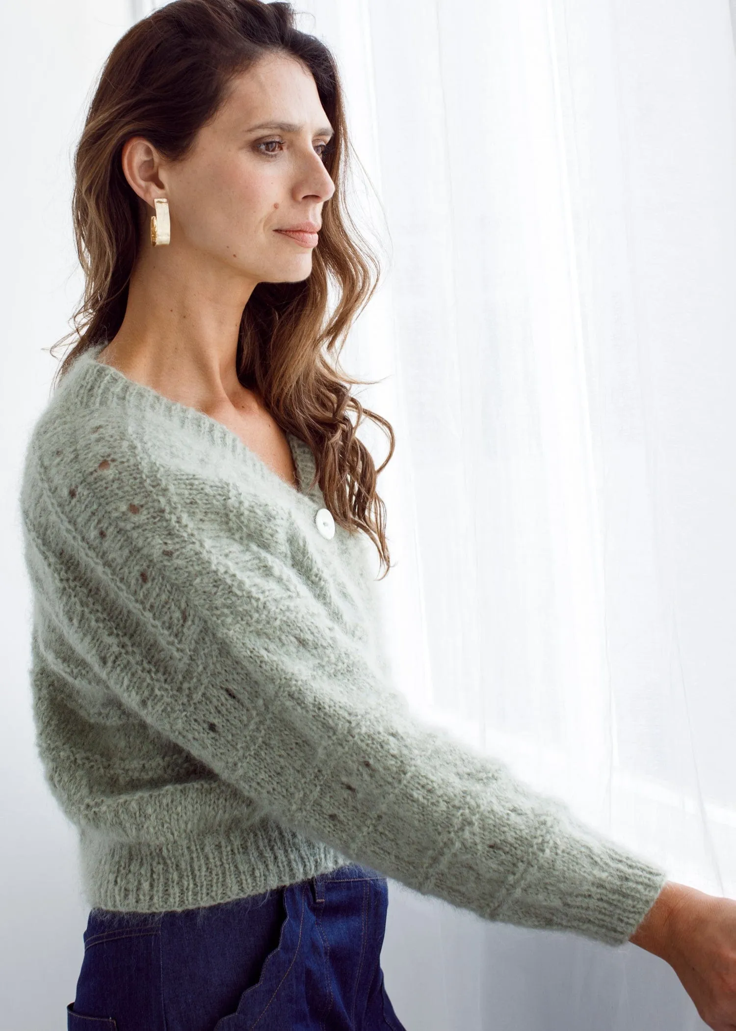 Flock Sunday Cardi Sage