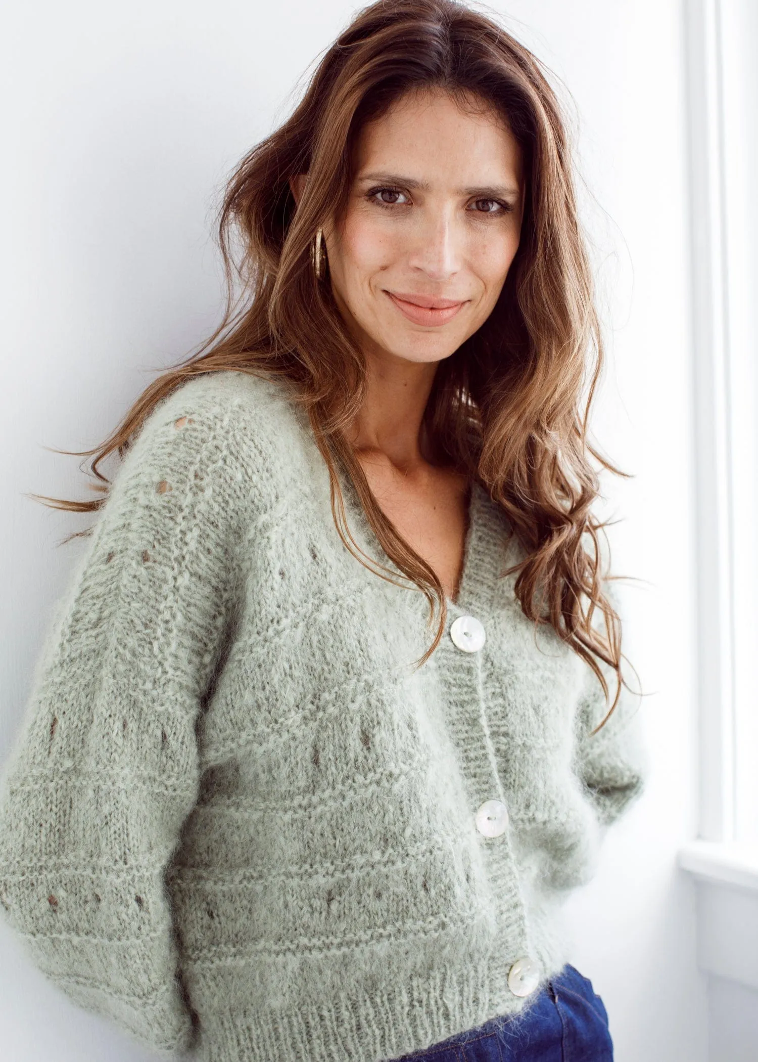 Flock Sunday Cardi Sage