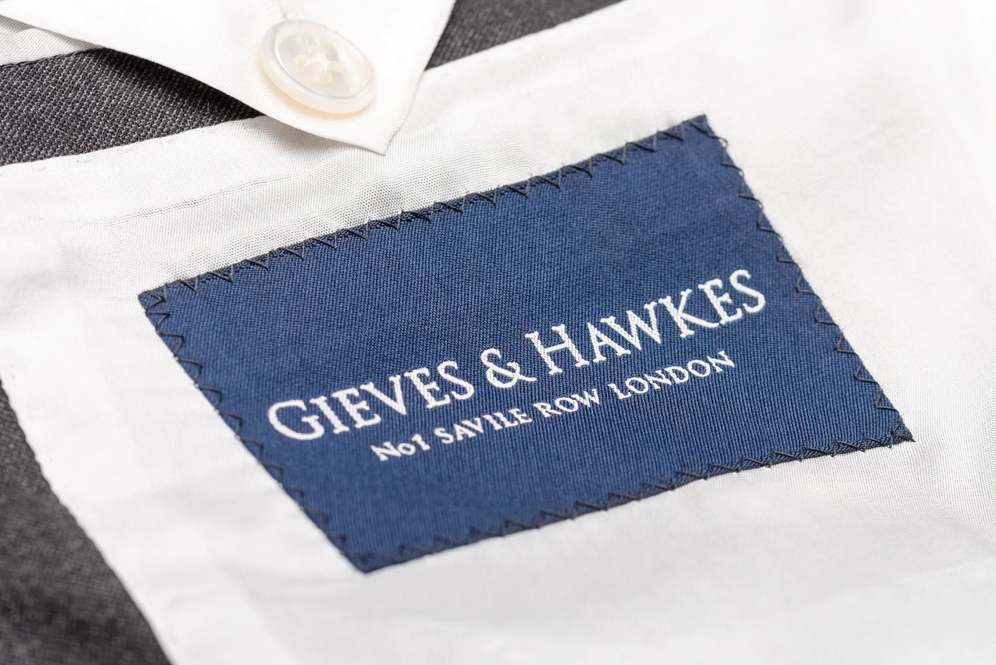 GIEVES & HAWKES Gray Wool Super 150's Suit EU 51 NEW US 40 41 Long
