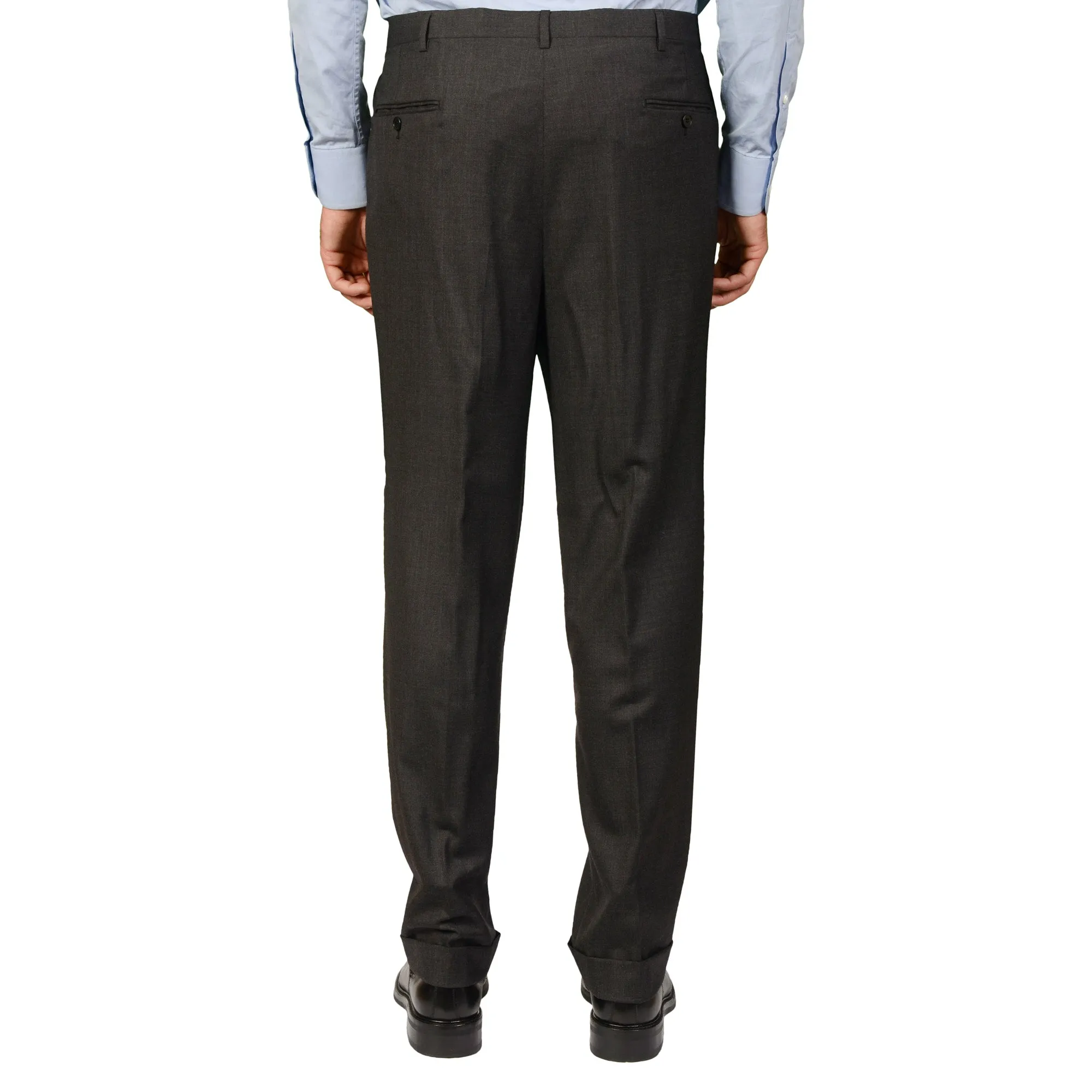 GIEVES & HAWKES Gray Wool Super 150's Suit EU 51 NEW US 40 41 Long