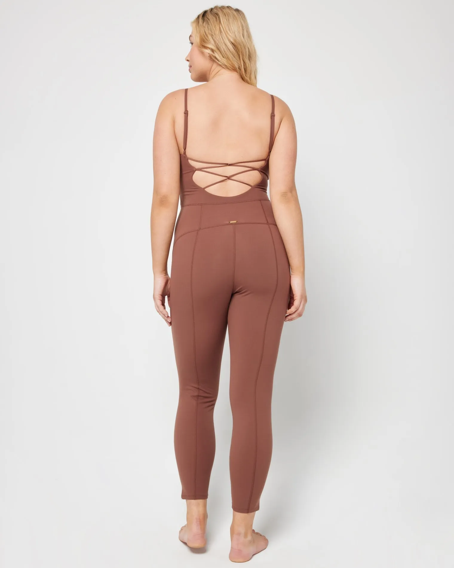 Go The Distance Jumpsuit - Cafe